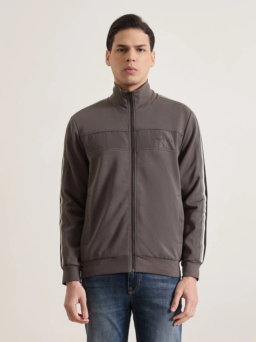 Antony Morato Men Green Solid Regular Fit Sweatshirt