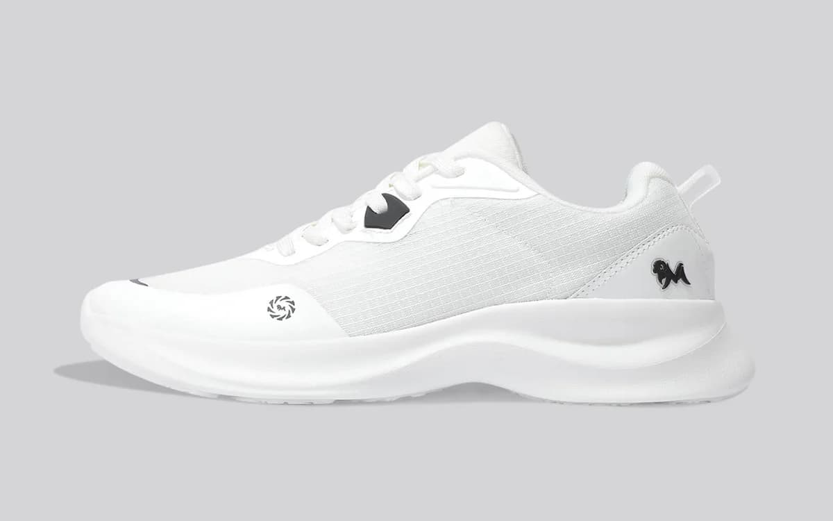 Grid Rush Sneakers For Women : White