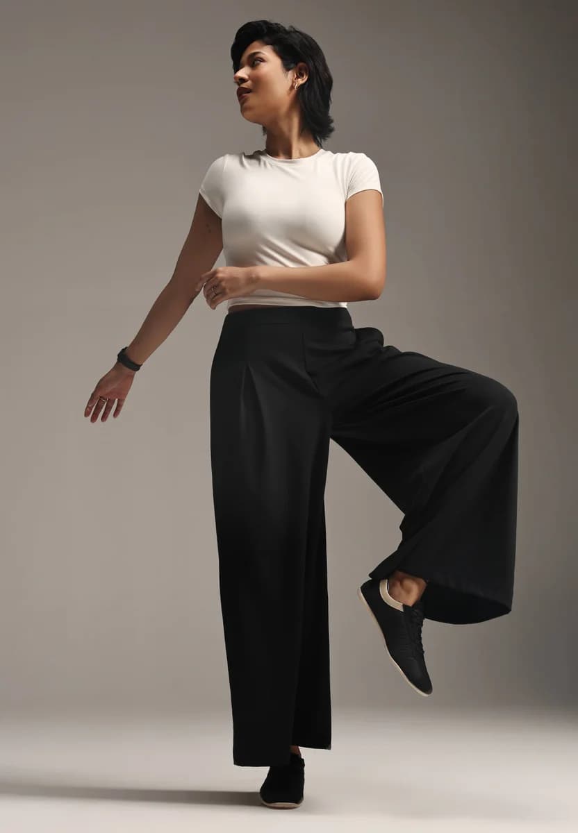 Cloud Box Pleated Korean Pant