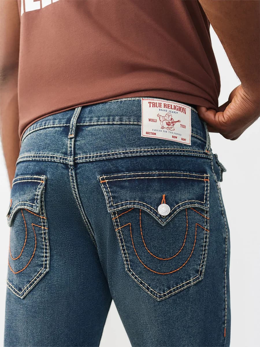 True Religion Blue Geno Big T Men Jeans