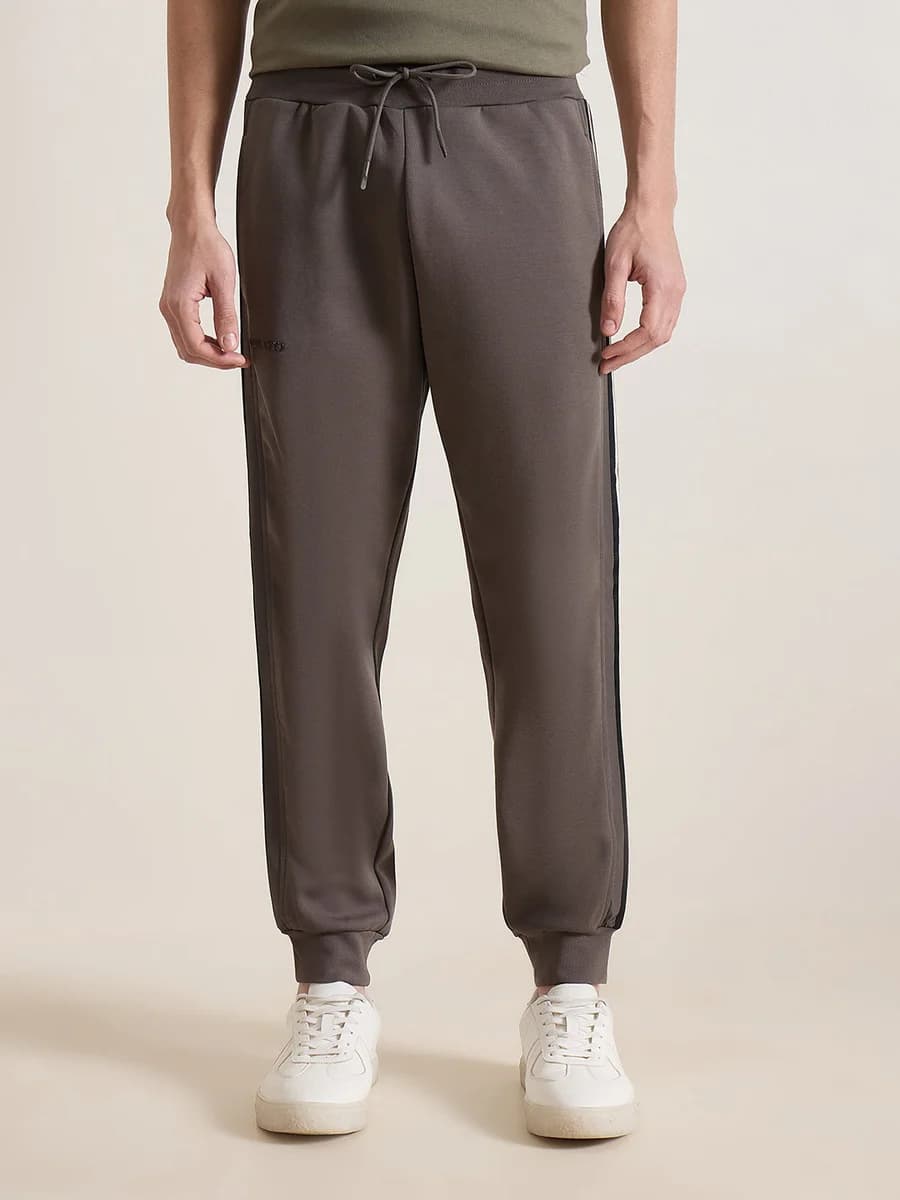 Antony Morato Men GREEN Solid Slim Fit Sweatpant